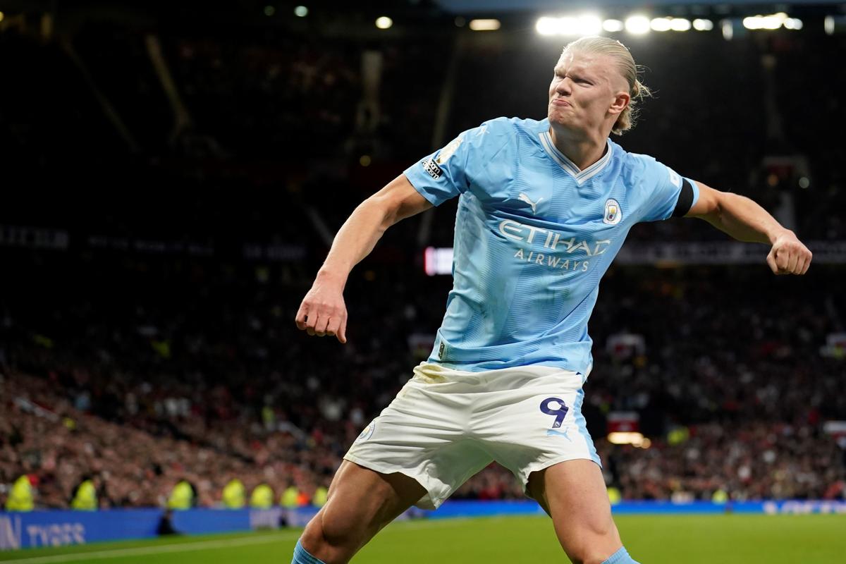 Haaland Scores Twice as Man City Dominates Man United With 3–0 Win