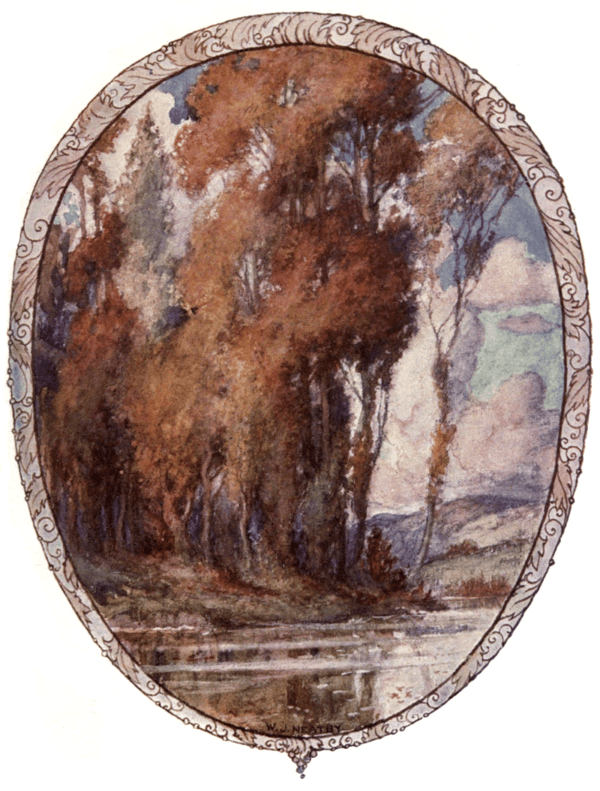 An illustration for "To Autumn" by John Keats, 1899, painted by W. J. Neatby. (Public Domain)
