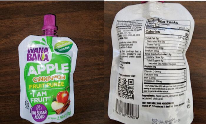 Parents Warned of 'Extremely High' Lead Contamination in Puree Fruit Pouches Sold Across US: FDA