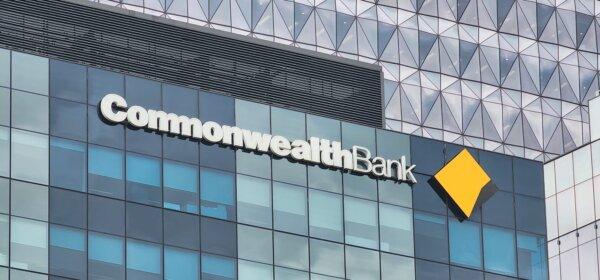 A Commonwealth Bank in Melbourne, Australia, on Oct. 30, 2023. (Susan Mortimer/The Epoch Times)
