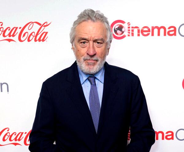 Robert De Niro arrives at the Big Screen Achievement Awards during CinemaCon in Las Vegas on April 28, 2022. (Chris Pizzello/AP Photo)