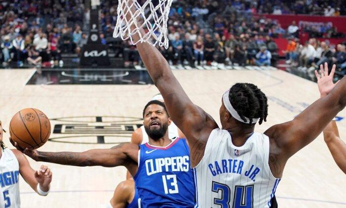 With James Harden Watching, Clippers Take Control in 3rd Quarter to Beat Magic 118–102
