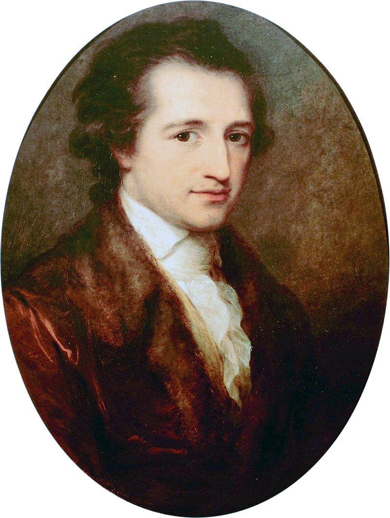 A portrait of Johann Wolfgang von Goethe, 1787, by Angelica Kauffmann. Goethe National Museum, Weimar. Germany. (Public Domain)