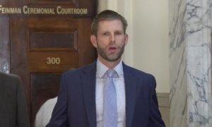 ‘It’s an Absolute Joke!’ Says Eric Trump After Second Day’s Testimony in New York Civil Fraud Trial
