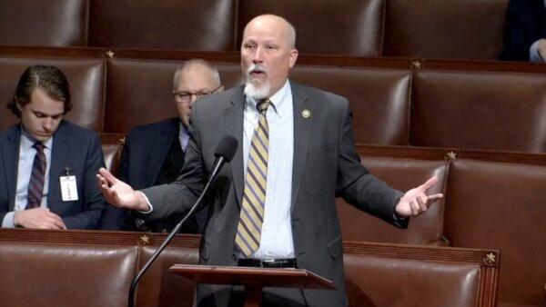  Rep. Chip Roy (R-Texas) speaks on the House floor on Nov. 3, 2023. (U.S. House of Representatives/Screenshot via NTD)