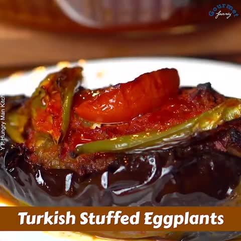 Turkish Stuffed Eggplants