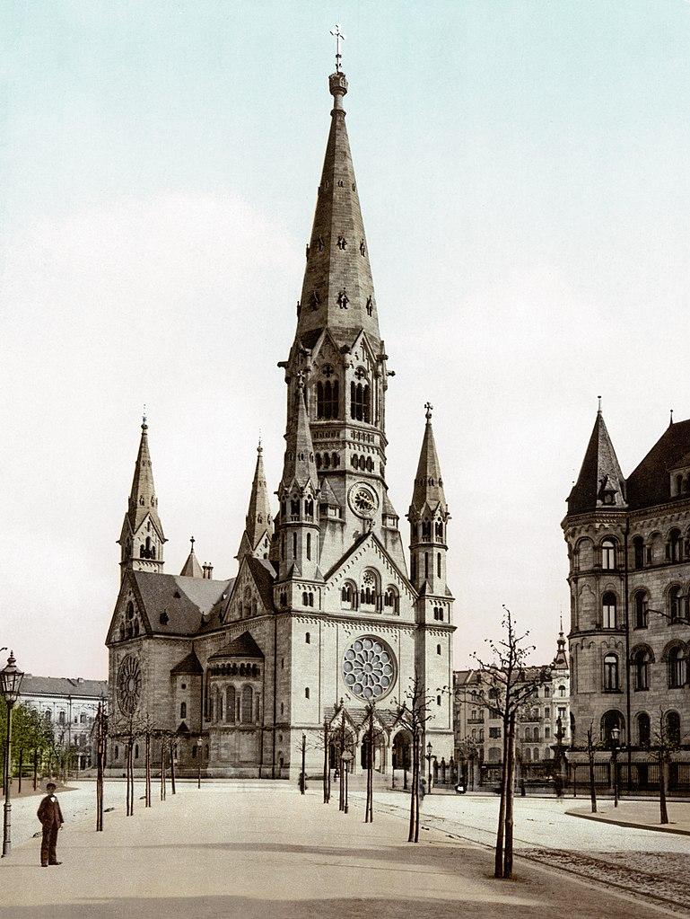 The church, around 1900. (Public domain)