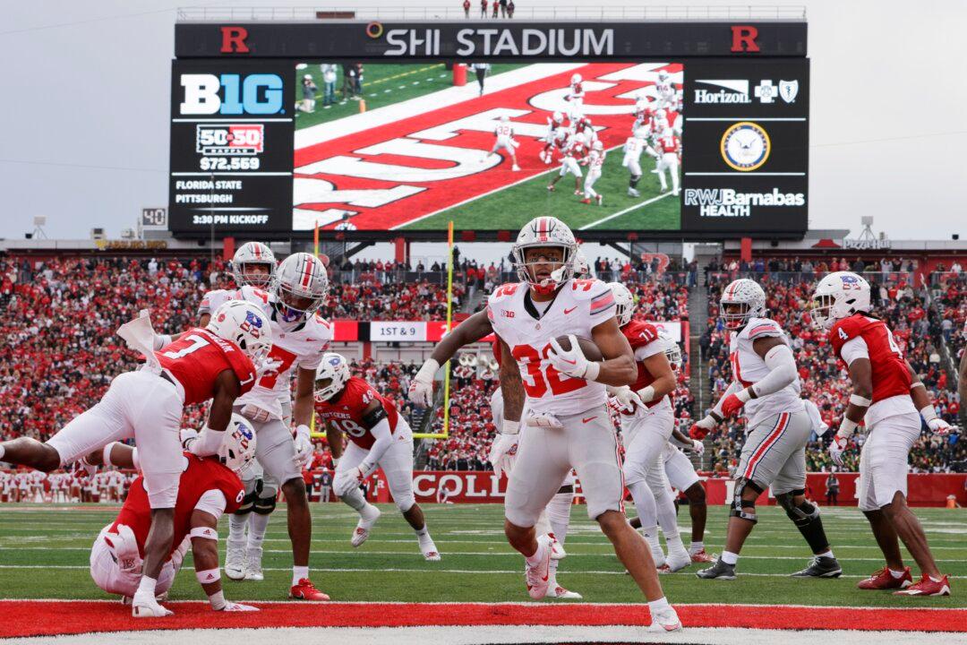 Sparked by Hancock’s 93-yard Pick 6, No. 3 Ohio State Rallies From Halftime Deficit to Beat Rutgers
