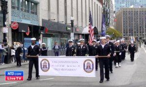 Boston Holds Veterans Day Parade