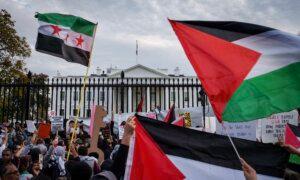 Pro-Palestinian Protesters Outside White House Demand Ceasefire in Gaza