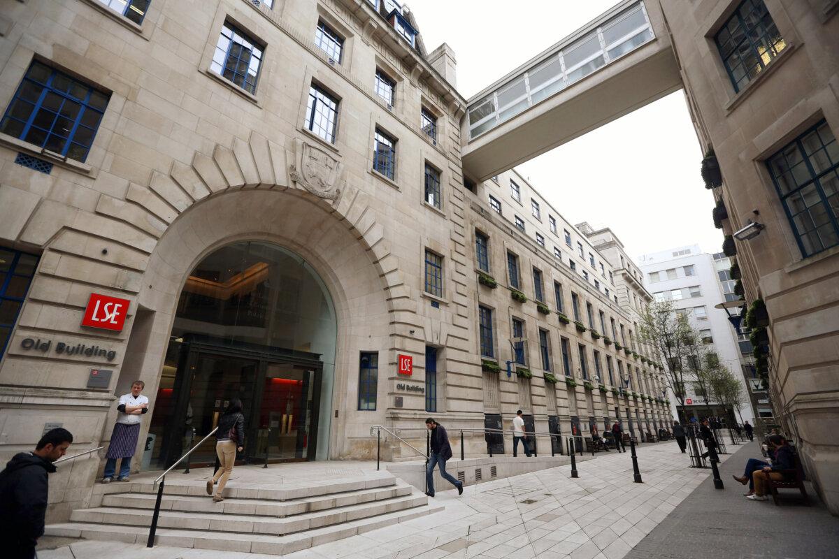 A general view of the London School of Economics and Political Science in London on April 15, 2013. (Oli Scarff/Getty Images)