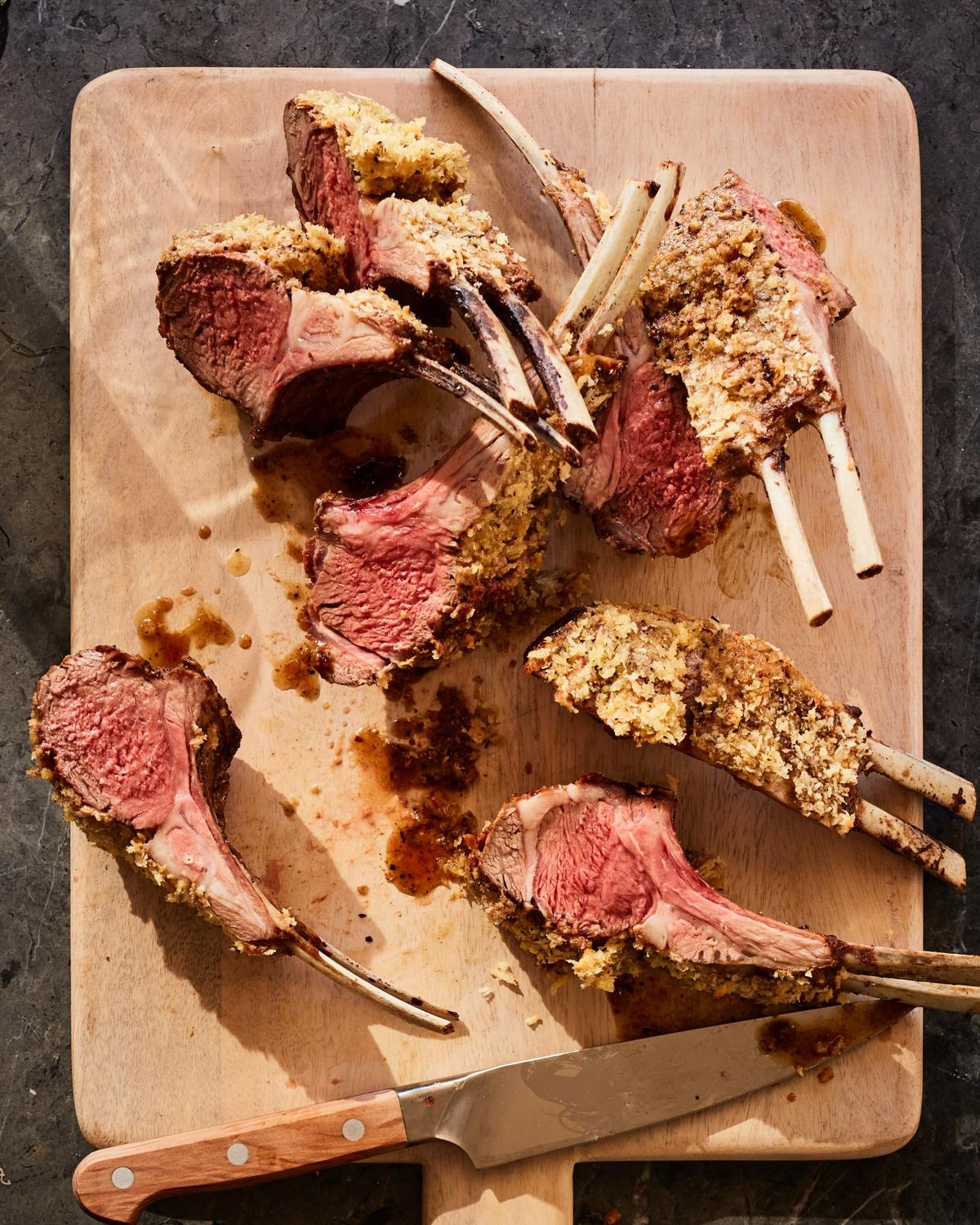 Rack of Lamb with Dijon & Panko Crust