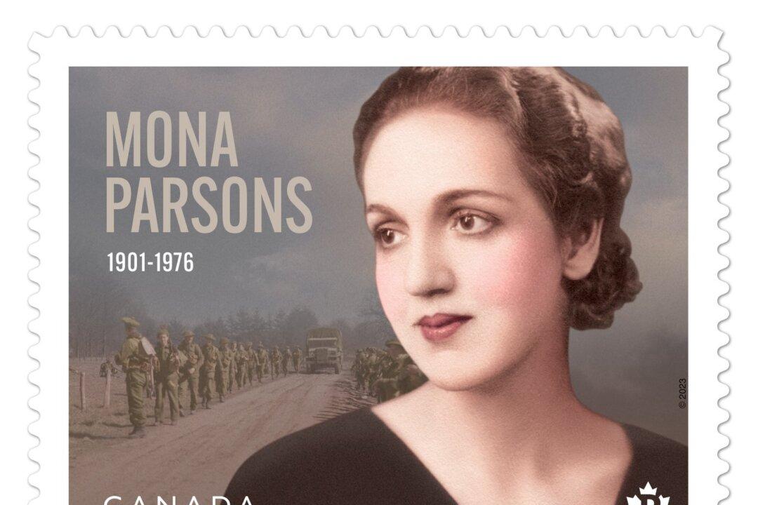 Stamp of Mona Parsons, Jailed by Nazis for Aiding Aircrews, Unveiled in Nova Scotia