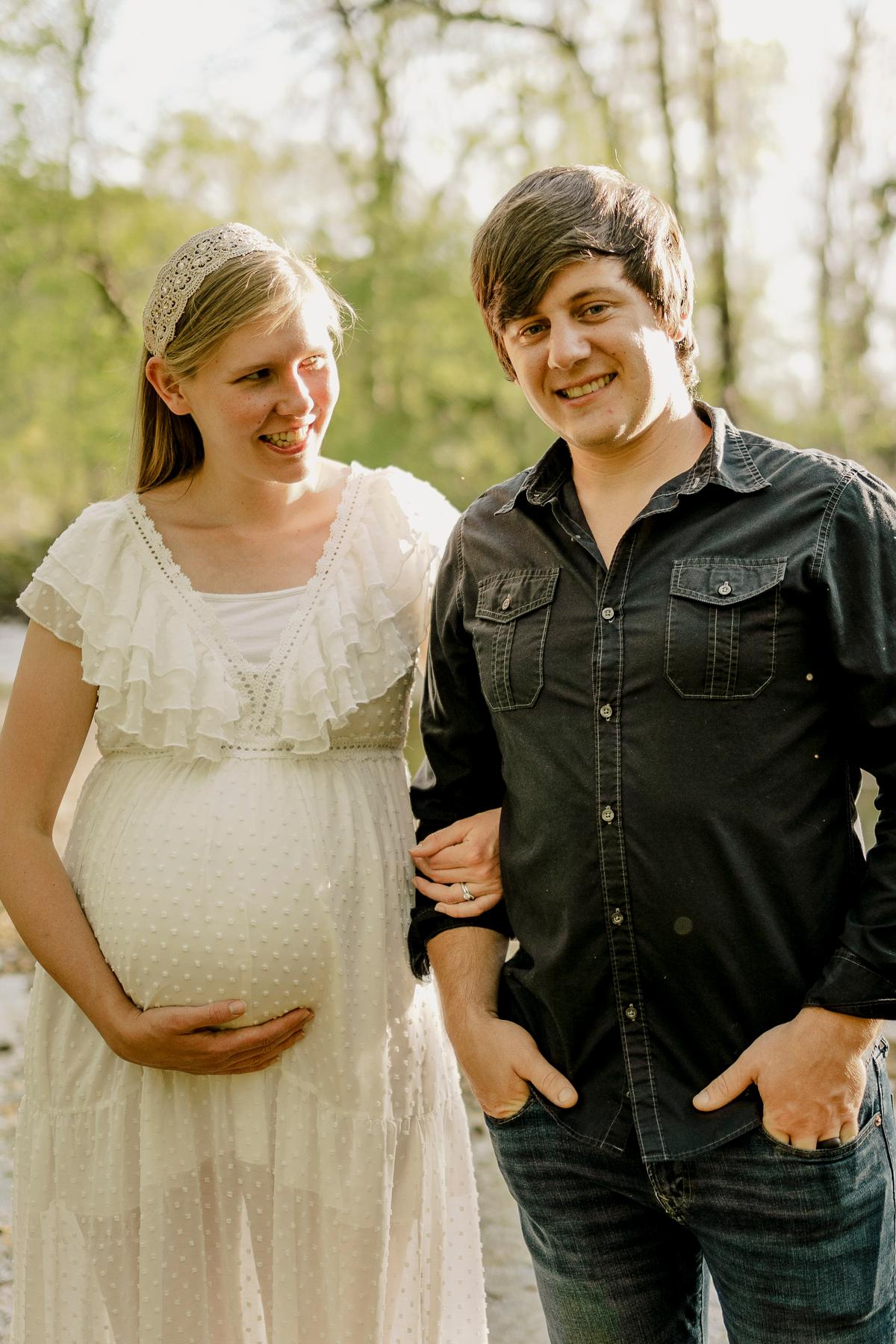 Mrs. Shrock pregnant with Clayton, in May 2022. (Courtesy of Mariah Shrock)