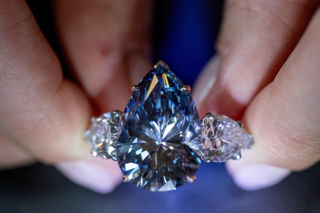 Vivid Blue Diamond Sells for Nearly $44 Million at Christie’s Auction