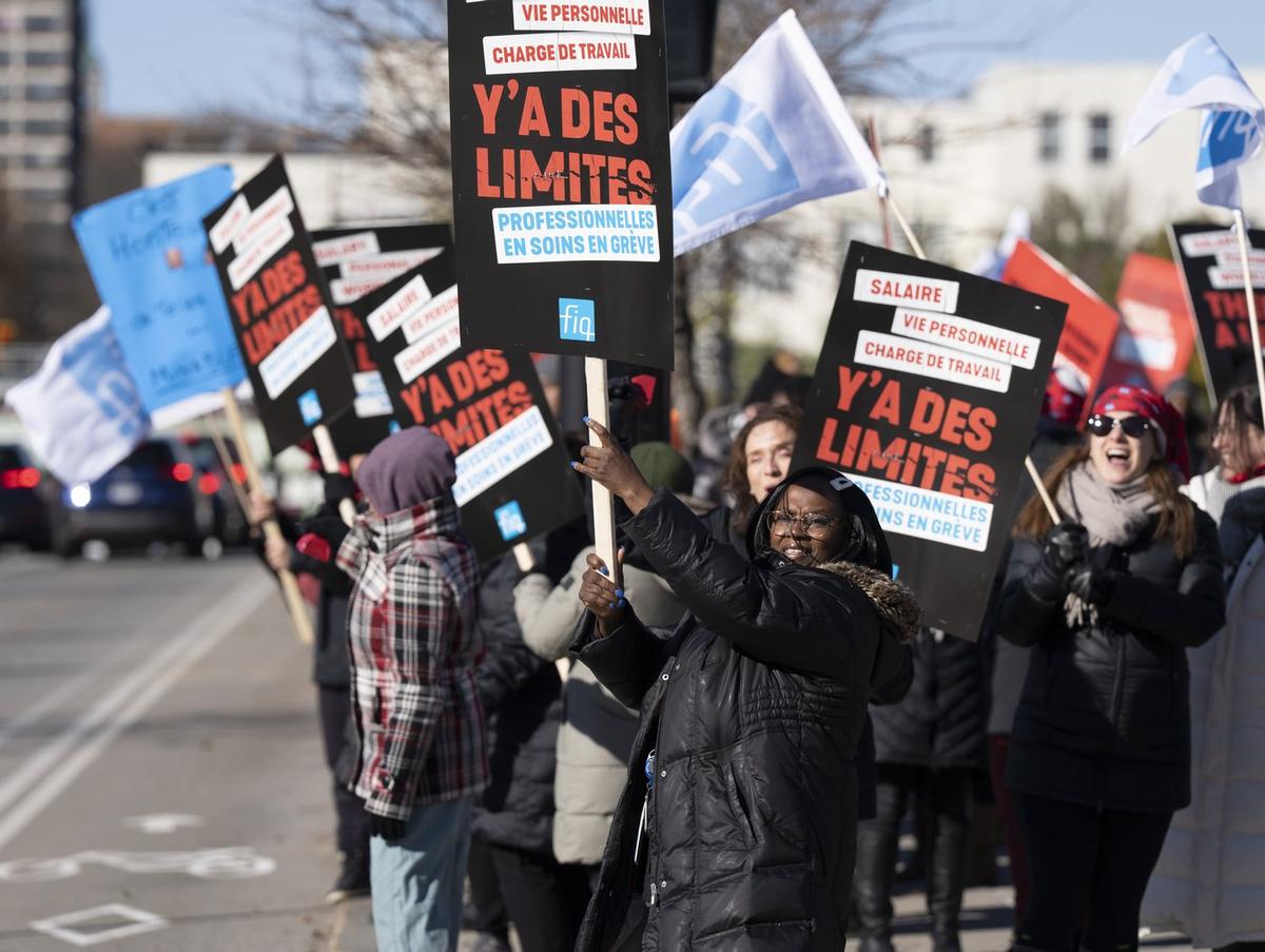 Public Sector Strikes: Quebec Nurses, Health Staff Launch Two-Day Walkout