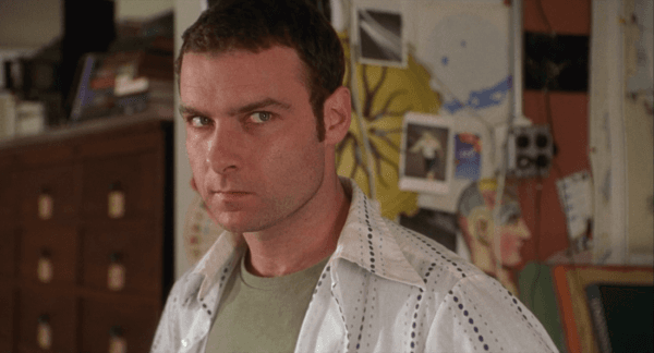 Stuart (Liev Schreiber) engages in some time travel, in "Kate & Leopold." (Miramax)