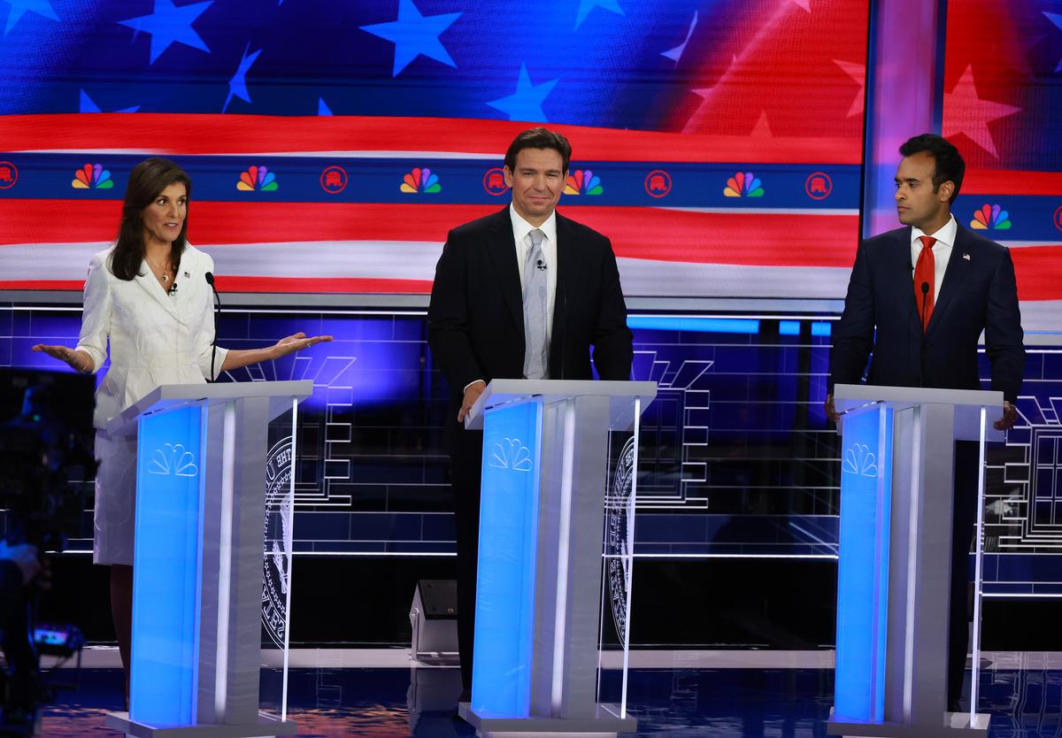 Ramaswamy Dubs Haley and DeSantis ‘Dick Cheney in 3-Inch Heels’