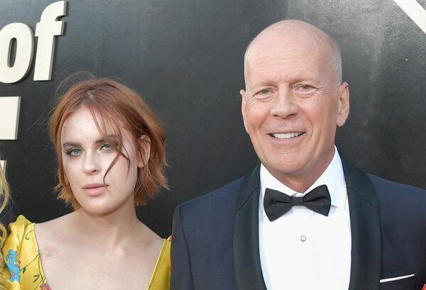 Tallulah and Bruce Willis attend the Comedy Central Roast of the actor at Hthe ollywood Palladium in Los Angeles on July 14, 2018. (Neilson Barnard/Getty Images For Comedy Central)