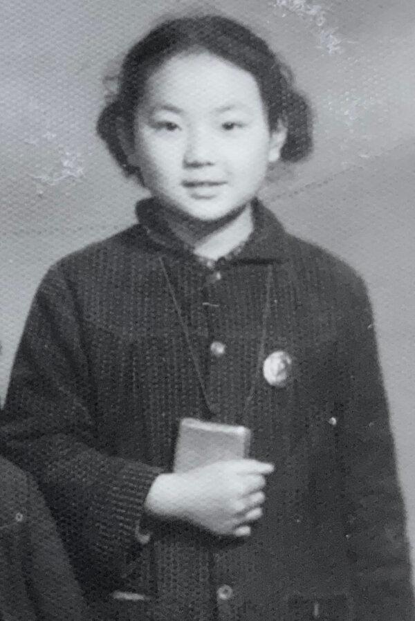 Ten-year-old Xi Van Fleet during her time in communist China. (courtesy of Xi Van Fleet).