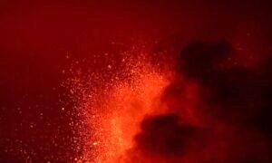 Video: Italy’s Mount Etna Erupts With Spectacular, Red-Hot Explosions