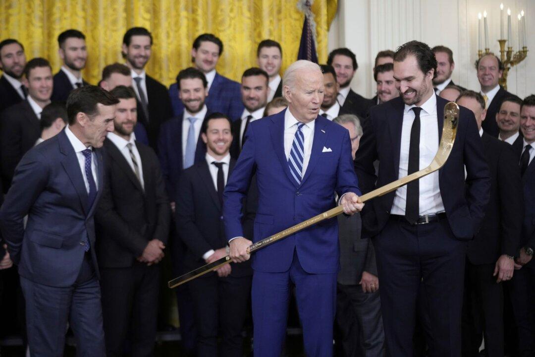 Biden Honors Stanley Cup Champion Vegas Golden Knights in Return of NHL Tradition