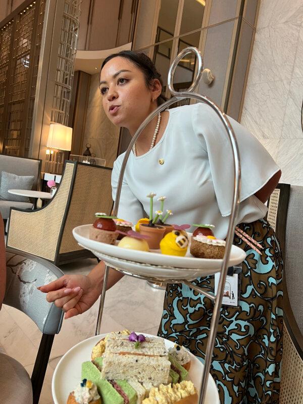 Indulge with traditional afternoon tea at the Langham, one of the Gold Coast's newest and luxurious hotels. The service includes luscious pastries created by an in-house pastry chef. (Mary Ann Anderson/TNS)