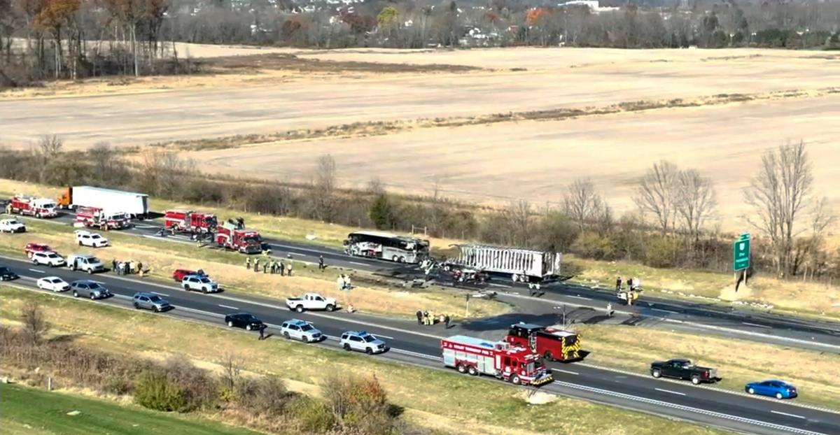 6 Dead, 18 Injured When Bus Carrying Students and Truck Crash on Ohio Highway, Officials Say