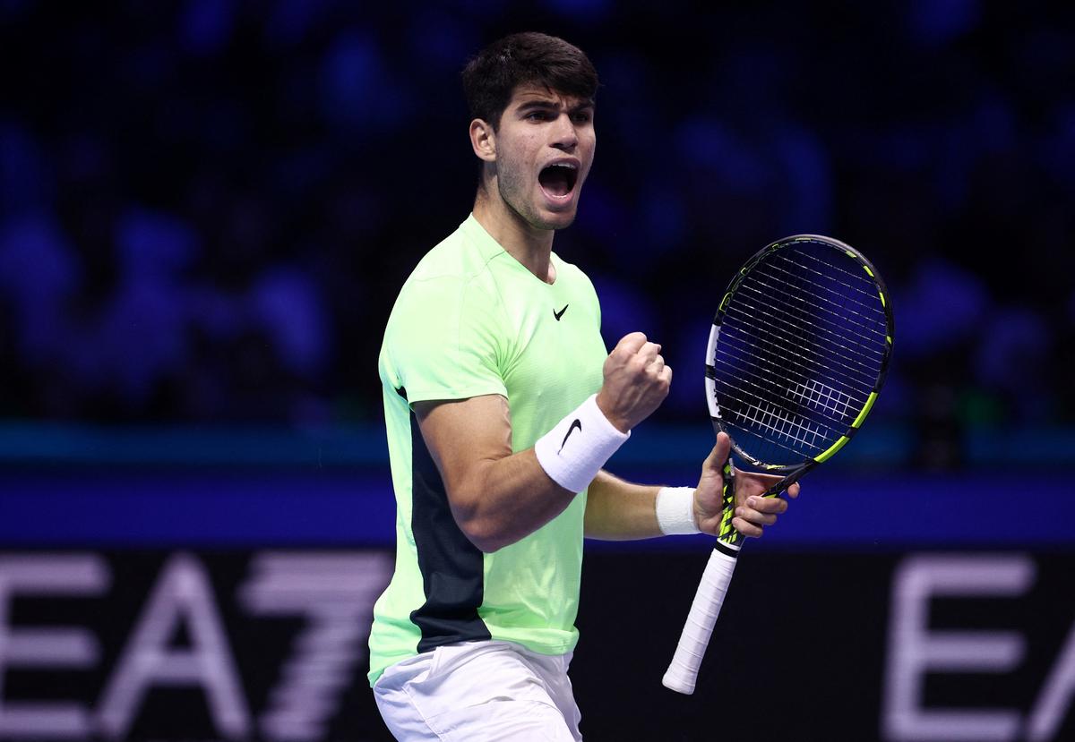 Alcaraz Beats Ranting Rublev, Medvedev Through to Semi-Finals