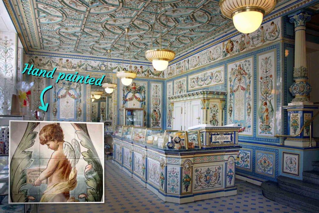 World’s Most Beautiful Dairy Shop Covered in Hand-Painted Tiles Will Make Your Knees Wobble