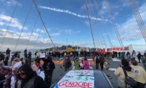 Protesters Block San Francisco Bay Bridge, Demand Israel Cease-Fire