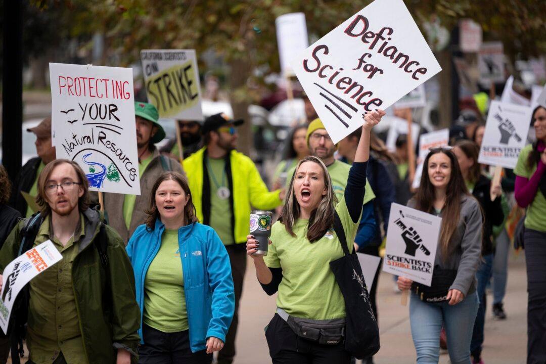 California State Scientists Walk Picket Line in First-Ever Strike