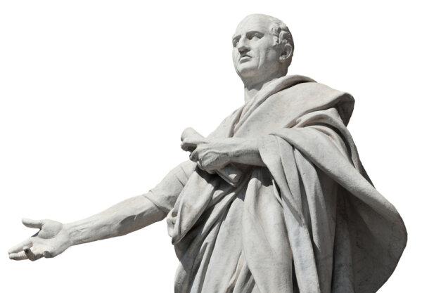 Sculpture of Cicero. (Cris Foto/Shutterstock)
