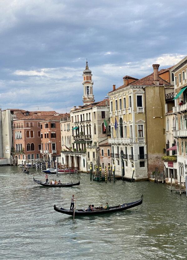  A gondola ride on the Grand Canal is a must for any first-time visitor to Venice, Italy. (Courtesy of Margot Black)