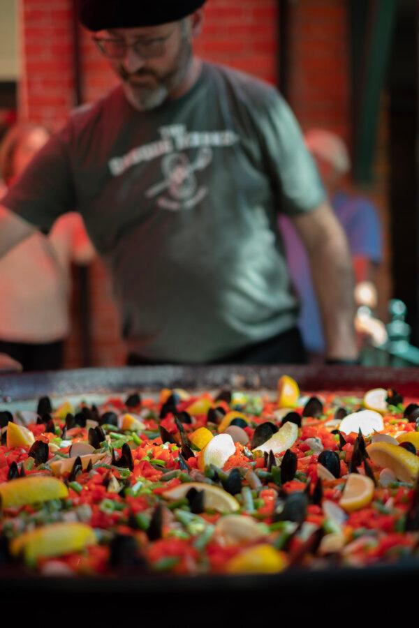 The Basque Market in Boise, Idaho,draws a crowd for its paella on the patio. (Benjamin Myers/TNS)