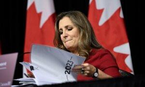 Freeland’s Fiscal Update Pledges New Guardrails to Keep Deficits in Check