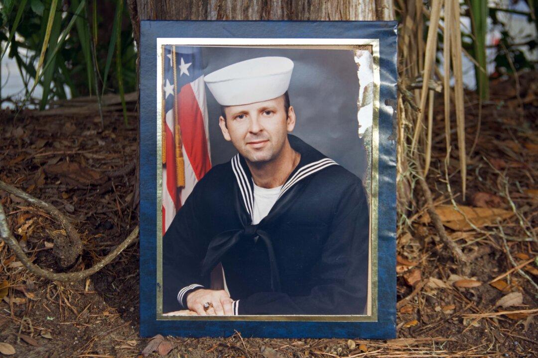 A photo of US Navy veteran Keith Davis is seen in Gainesville, Fla., on Nov. 1, 2021. (Courtesy of Kiara Cline)