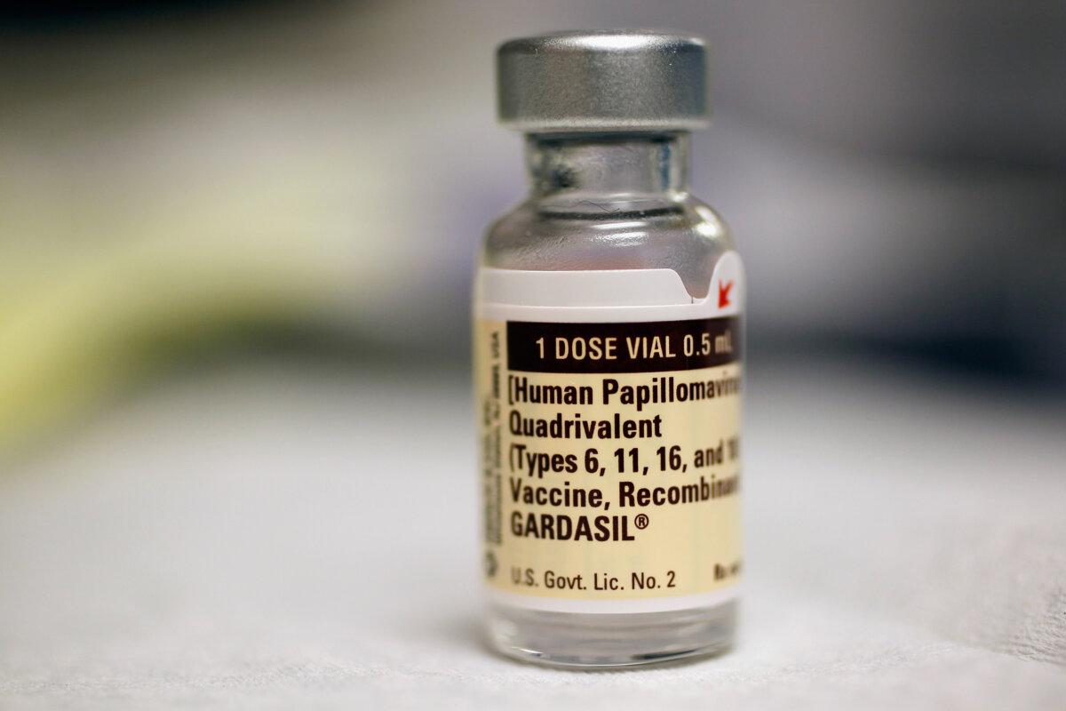 A bottle of the Human Papillomavirus vaccination at the University of Miami Miller School of Medicine in Miami, Florida on Sept. 21, 2011. (Joe Raedle/Getty Images)