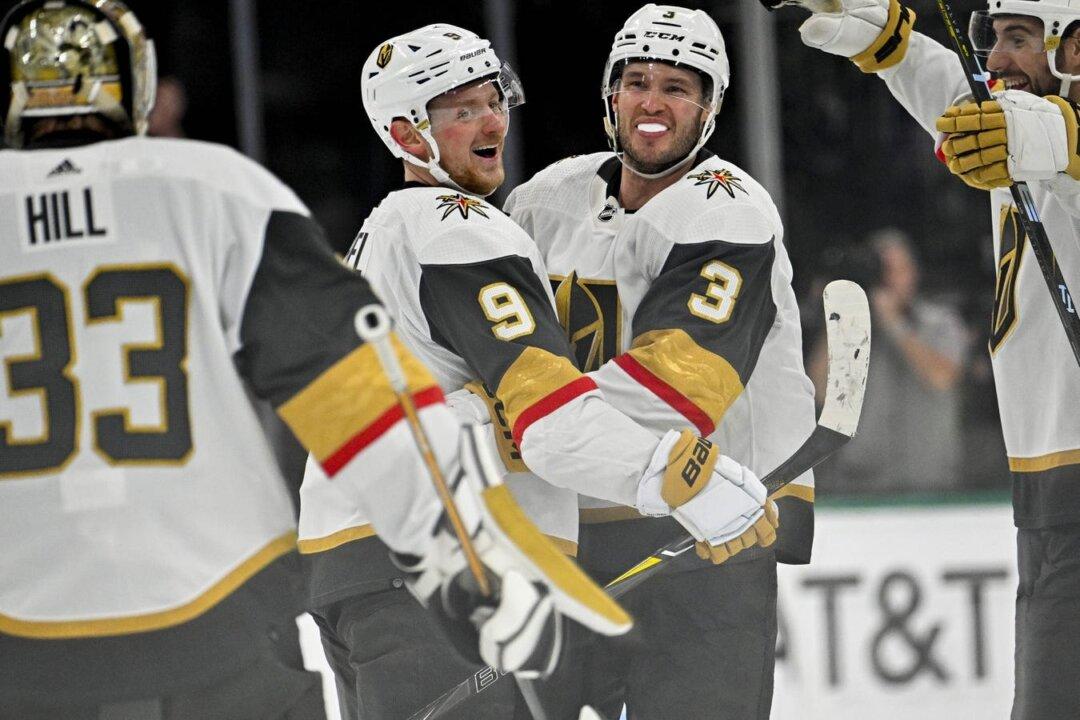 NHL Roundup: West-Leading Knights Slip by Stars in OT