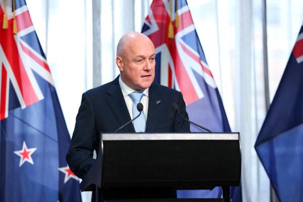 New Zealand Prime Minister Christopher Luxon called the 'Let's get Wellington moving' campaign an "expensive flop." (Hagen Hopkins/Getty Images)