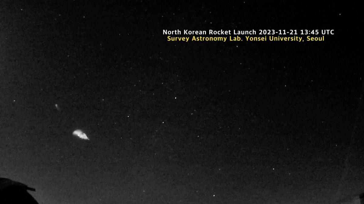 North Korean Rocket Stage Exploded After Satellite Launch, Video Shows