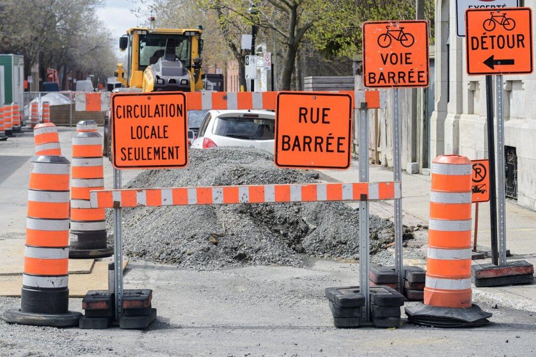 Twenty-Two Percent of Construction Cones in Downtown Montreal Are ‘Useless’: Report