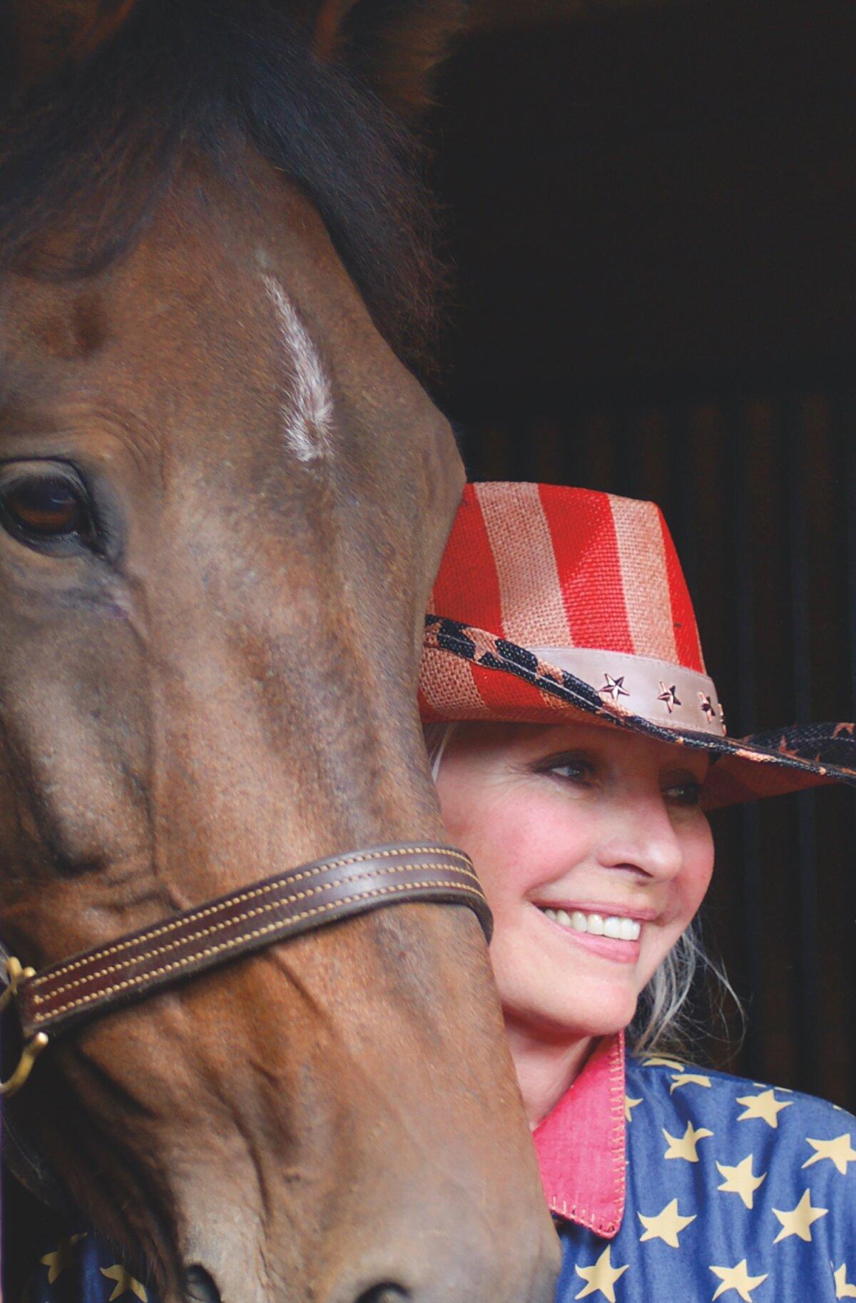 Jennifer O’Neill has a lifelong love for horses, which eventually inspired her to set up a ranch for equine therapy. (Courtesy of Jennifer OʼNeill)