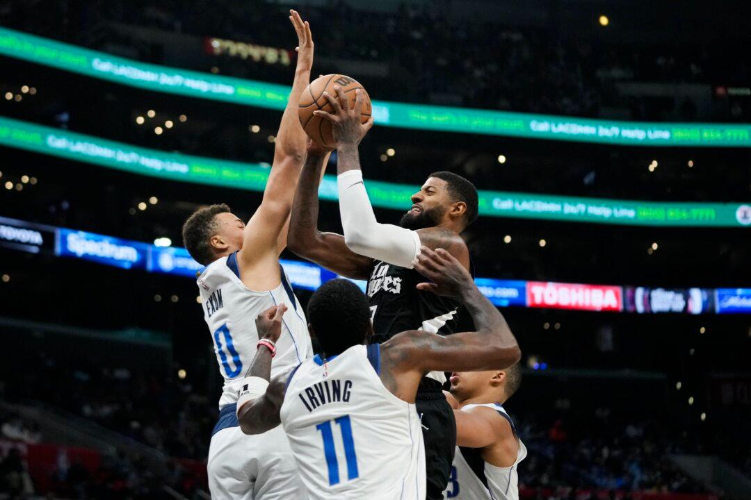 George Scores 25 Points in Clippers 107–88 Win Over Mavs