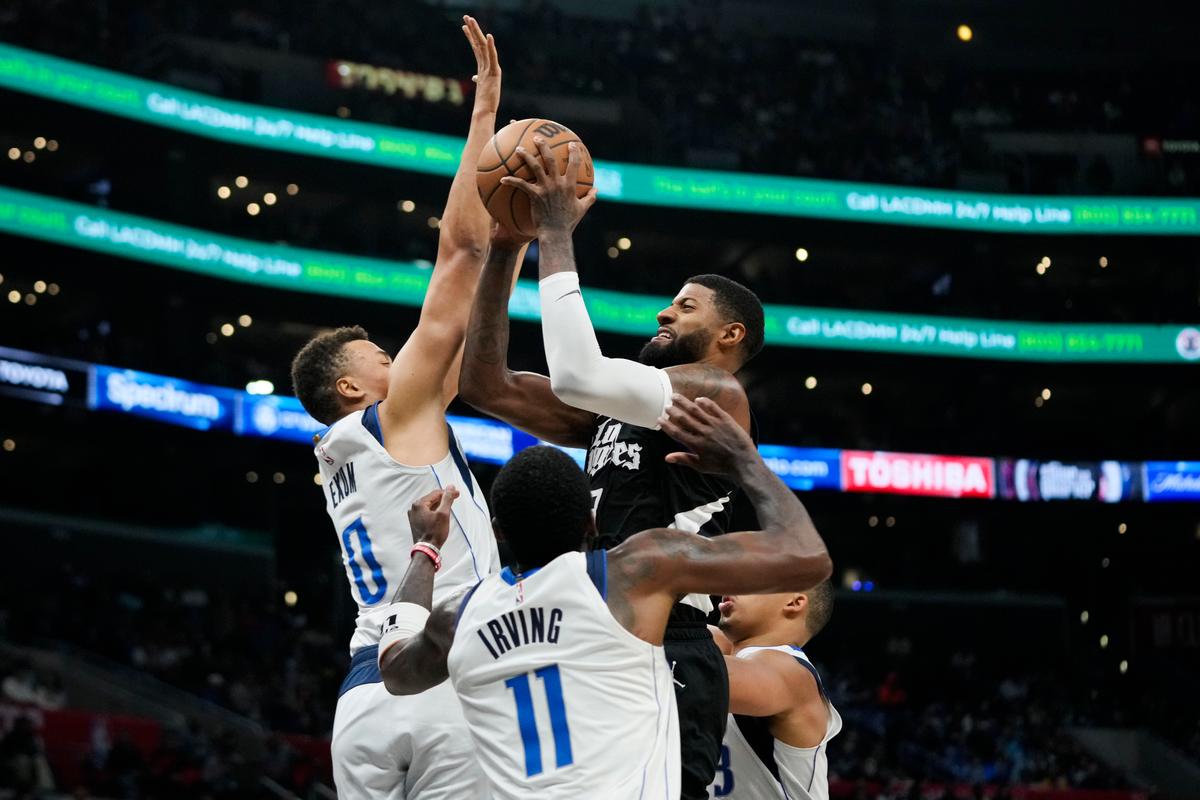 George Scores 25 Points in Clippers 107–88 Win Over Mavs