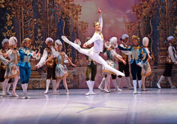 The Prince (Leonardo Celegato), in a scene from "Cinderella." (World Ballet)