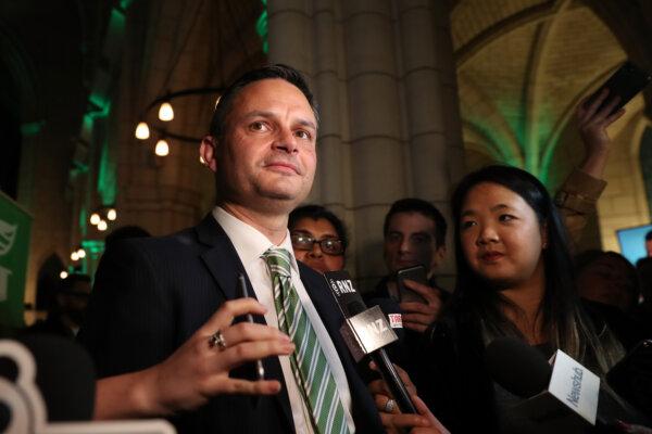 Green Party Co-Leader James Shaw. (Fiona Goodall/Getty Images)