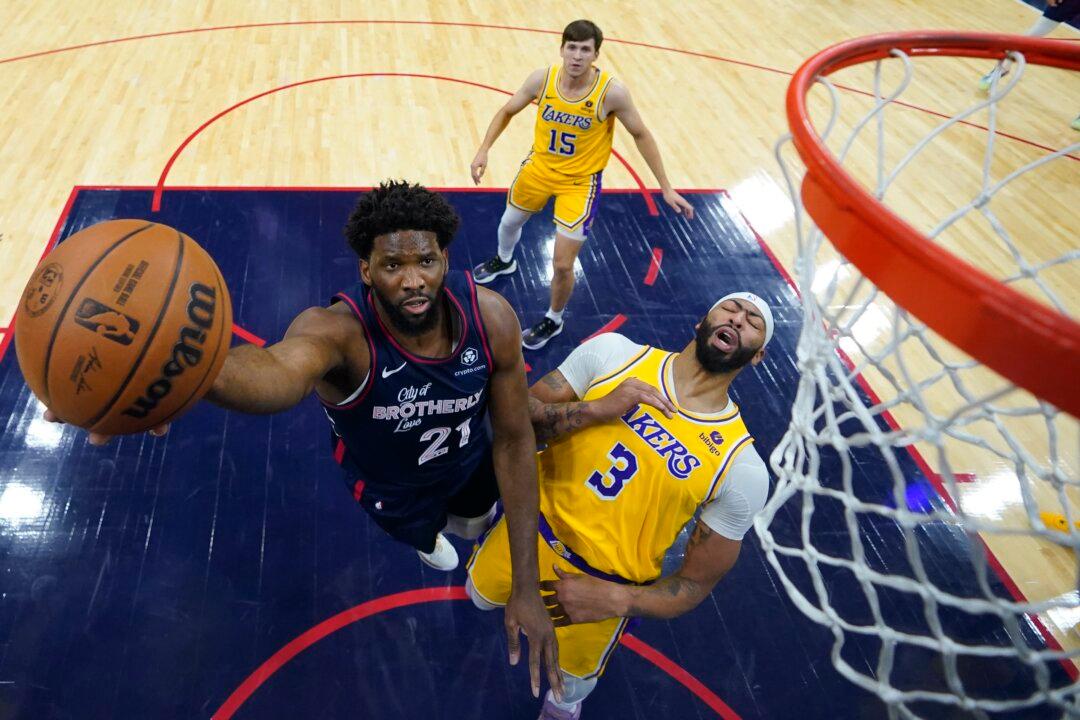 Joel Embiid’s Triple-Double Fuels 76ers to Blowout Over Lakers 138–94