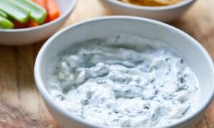 Cool, Creamy Herbed Yogurt Dip Is My Go-to Make-Ahead Snack