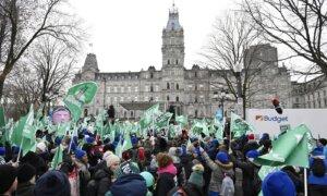 Four Large Quebec Public Sector Unions Say They Will Strike for a Week in December